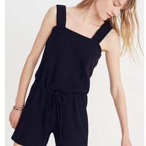 Madewell Side-Button Drawstring Romper